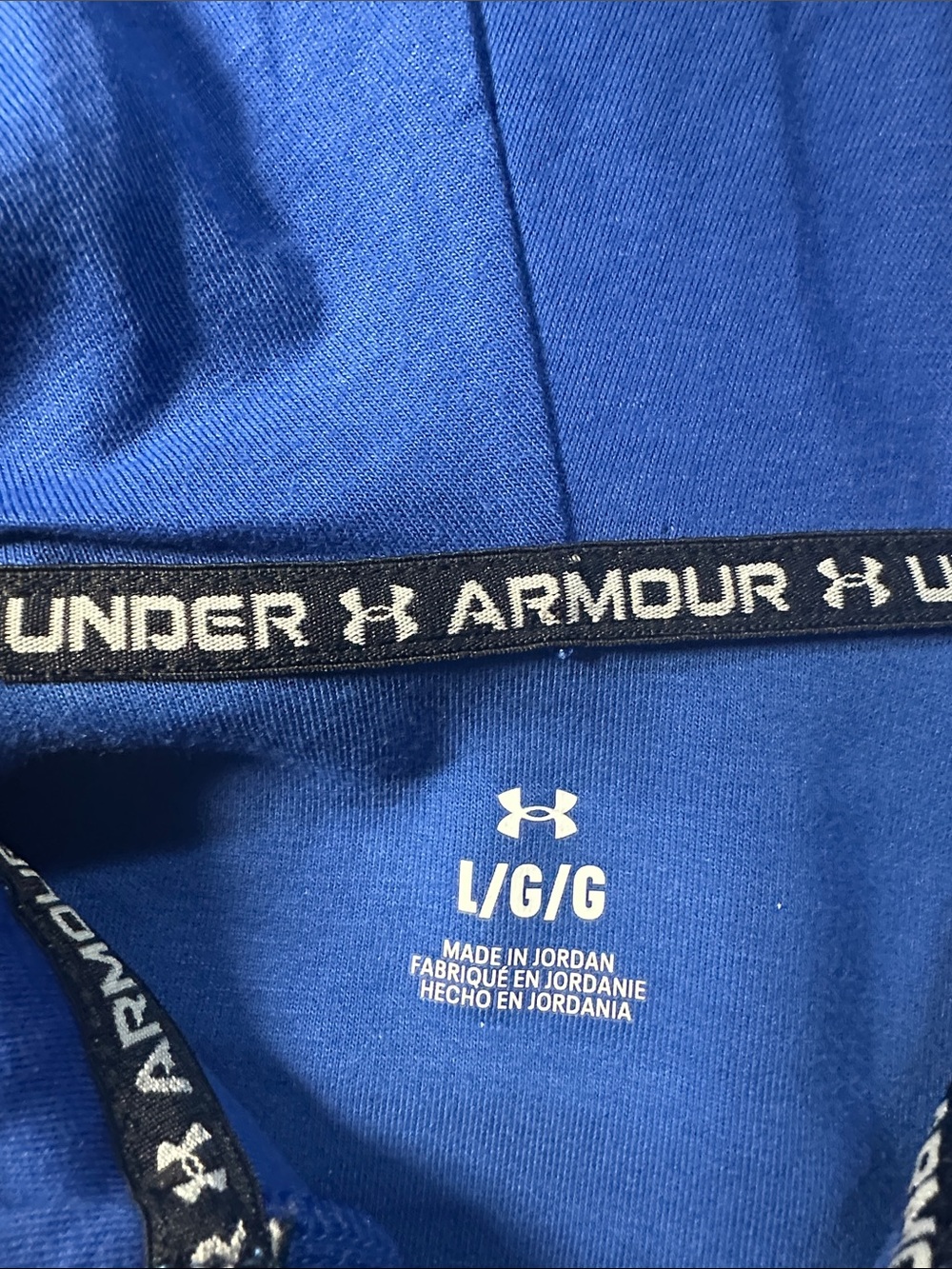 Under Armour Bright Blue Zip Hoodie and Joggers Set - Picture 3 of 4